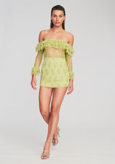 Castella Embellished Lace Dress