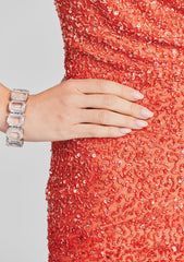 Mich Sequin Ombre Dress
