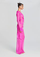 Viviane Silk Chiffon Pant