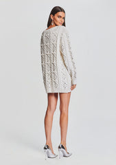 Maple Embellished Sweater Dress