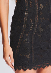 Paris Lace Short Dress