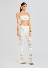 Luiz Knit Crochet Top