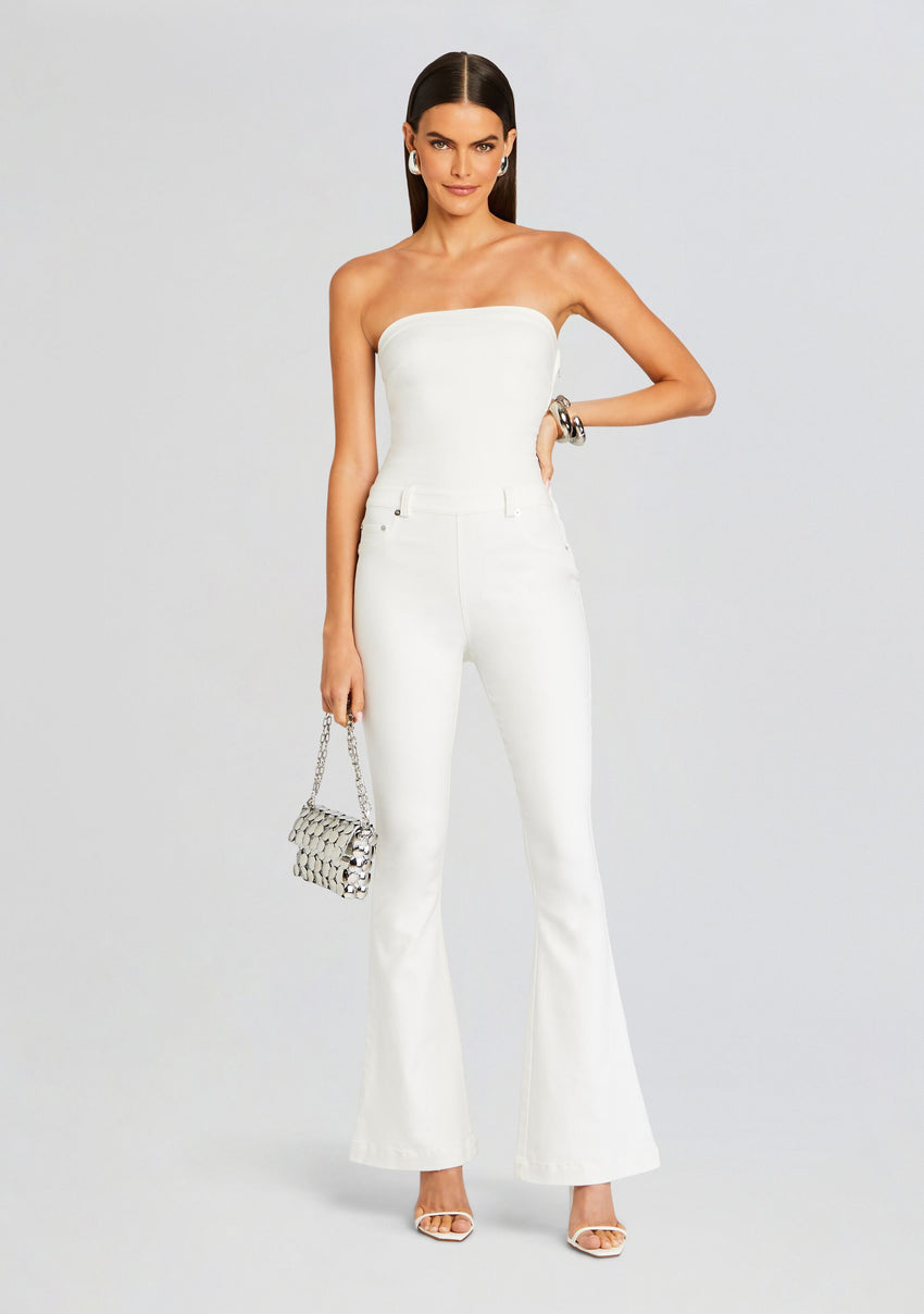 Jeanette Stretch Denim Jumpsuit
