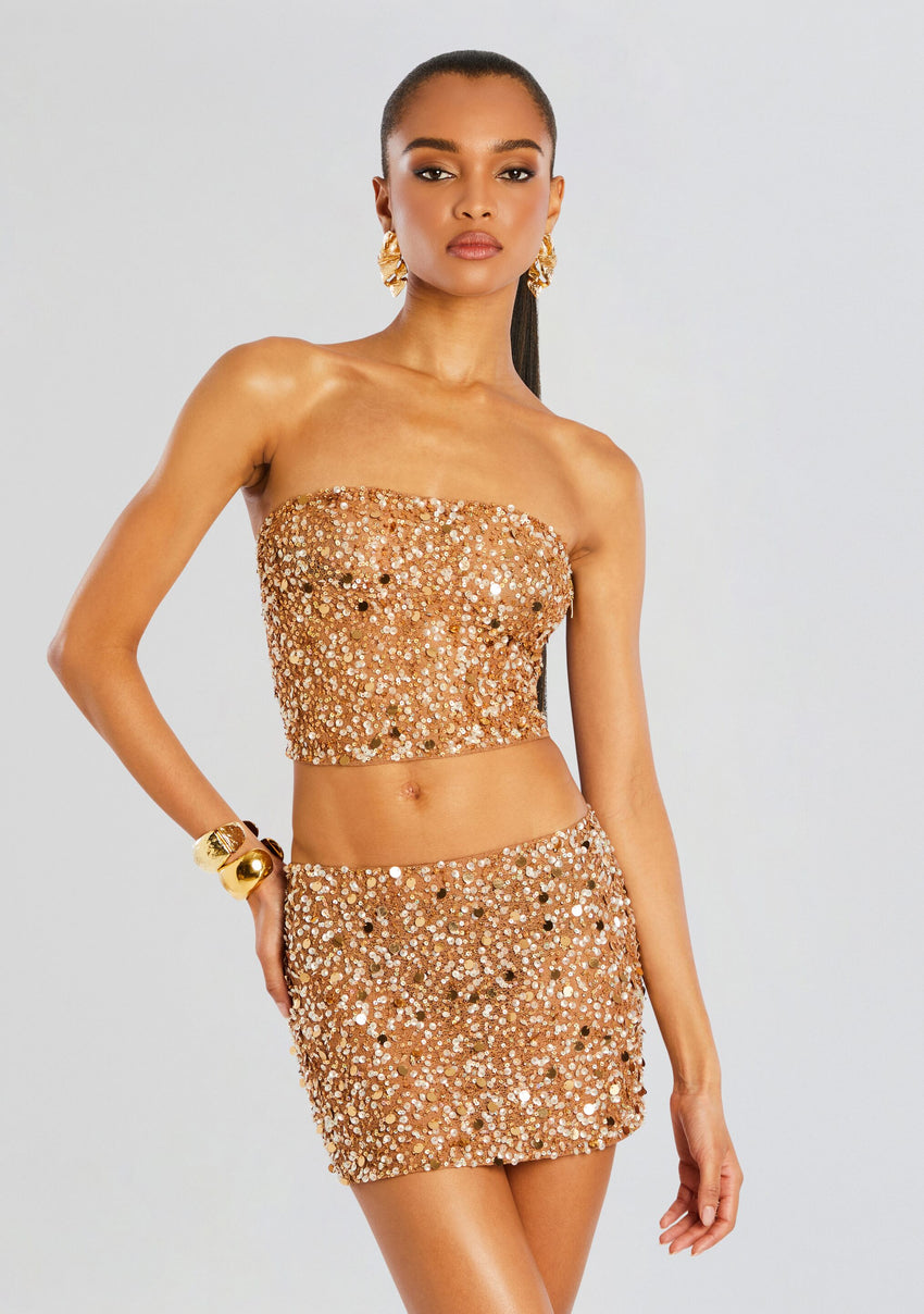 Marlie Sequin Top