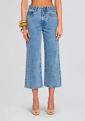 Kirt Wide Leg Cropped Jeans