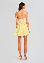 Fiza Strapless Short Dress