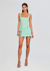 Loulou Metallic Rib Knit Dress