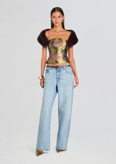 Morro Faux Fur Top