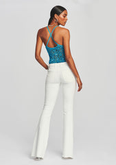 Molly Sequin Crochet Top