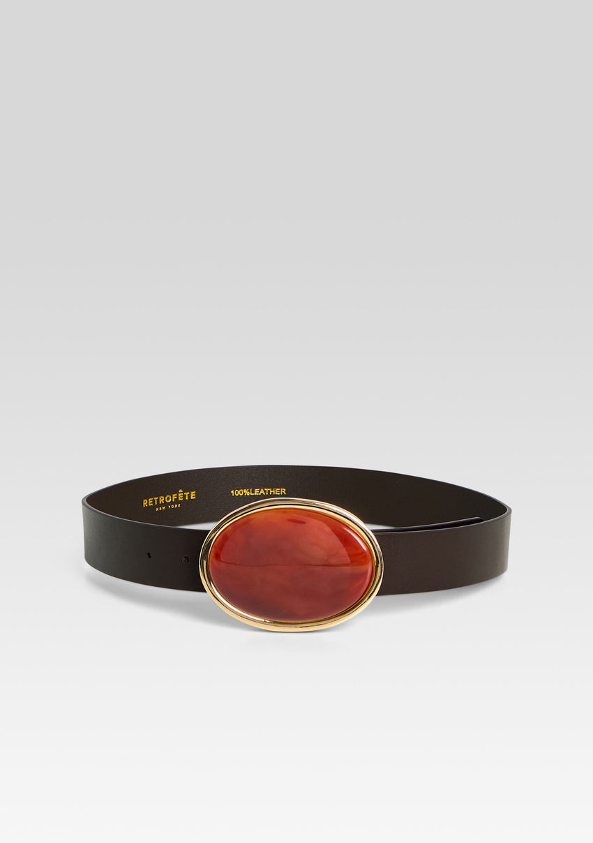 Dagmar High Waist Leather Belt