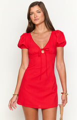 Franky Red Mini Dress