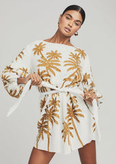 Grace Sequin Palm Dress