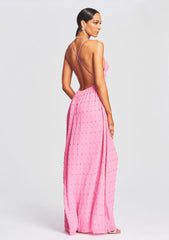 Zadie Embellished Silk Chiffon Dress