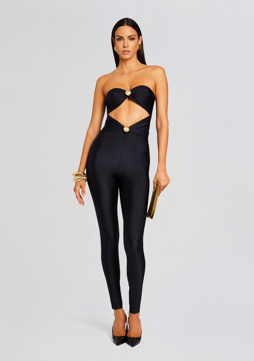 Fluer Lycra Jumpsuit
