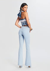 Nora Mid Rise Flare Jean