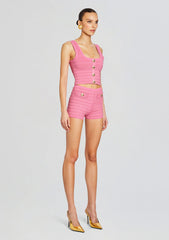Sandra Metallic Bandage Knit Short