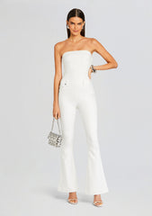 Jeanette Stretch Denim Jumpsuit