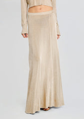 Alice Metallic Knit Maxi Skirt