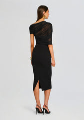 Selma Midi Crepe Dress