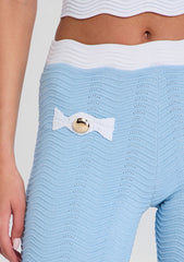 Bathilde Metallic Rib Knit Pant