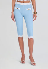 Bathilde Metallic Rib Knit Pant