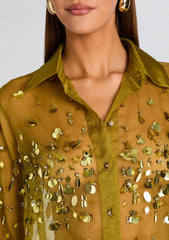 Quilly Embroidered Blouse