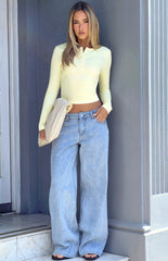 Isabelle Yellow Long Sleeve Top