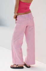 Vienna Pink Stripe Pants